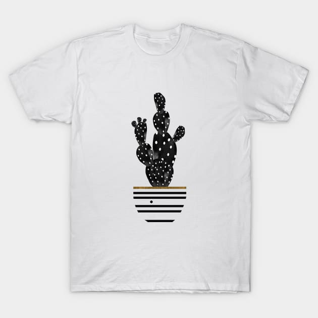 Cactus In Black T-Shirt by AmayaBrydon